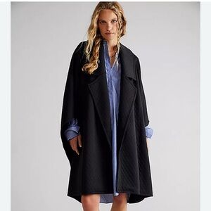 Free People Off Duty Quilted Poncho One Size WornOnly Once